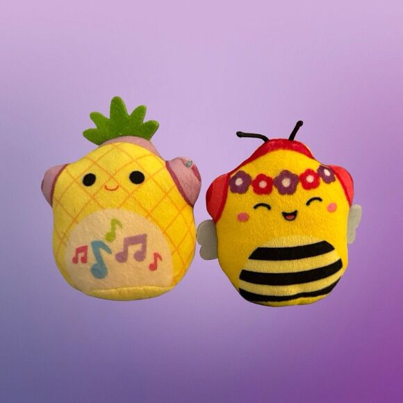 NWT Open No Bag 2023 McDonald's Squishmallows Happy Meal Toys Sunny & Maui Plush - Picture 7 of 8